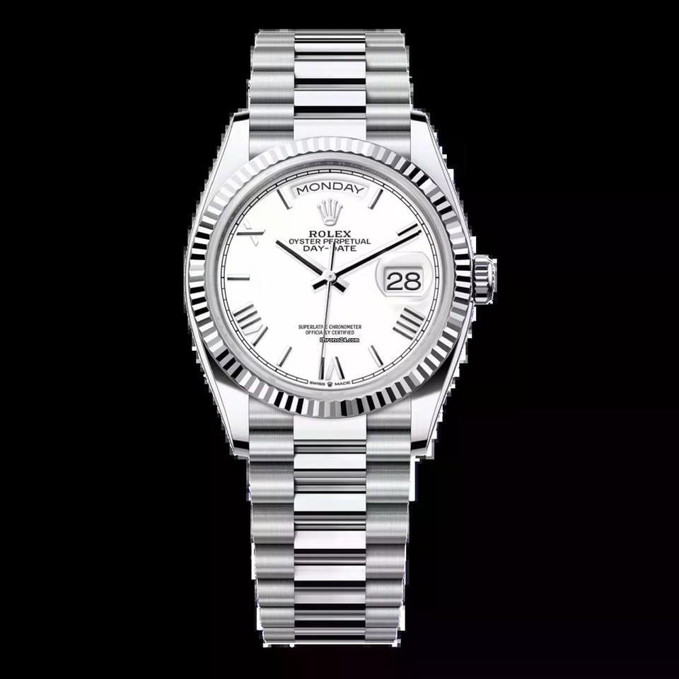 Montre rolex tableau blanc