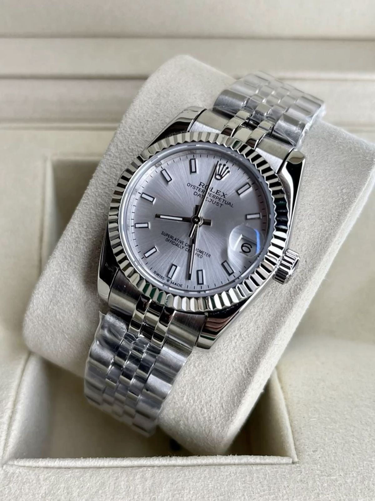 Montre rolex tableau blanc