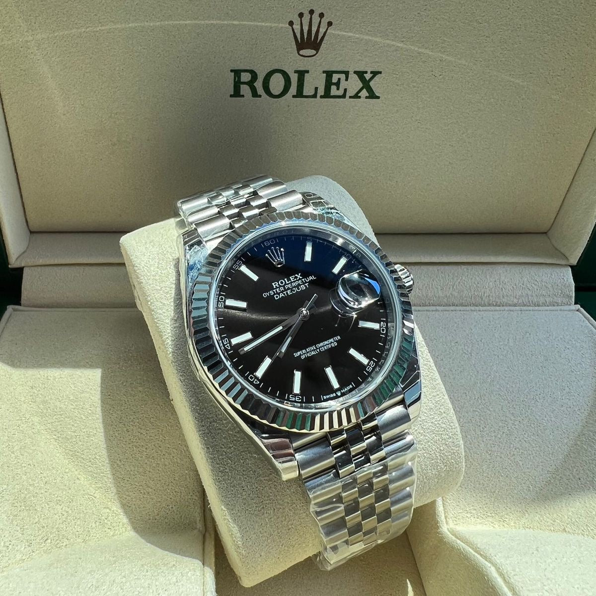 Montre rolex tableau noir